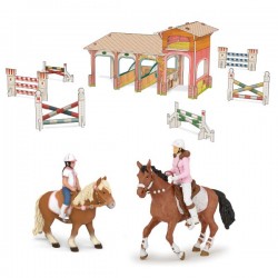 Boite cadeau Club Poney avec figurines