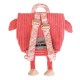 Sac A Dos Velours Flamingos Le Flamant Rose