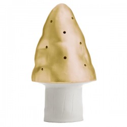 Lampe Champignon Petit Dore