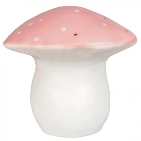 Lamp Large Mushroom Vintage Pink