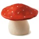 Lamp Mushroom Medium Red