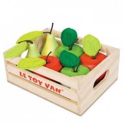 Cagette de pommes et poires du marché