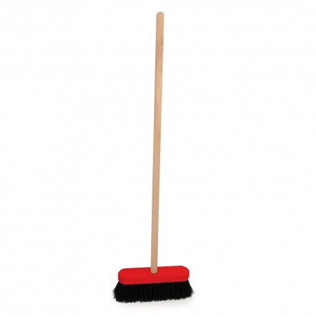 BROOM RED AND BLACK 80 CM