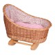 Berceau En Osier Fleurs Roses