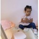 Lampe Champignon Moyen Vintage Pink
