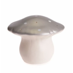 Lampe Champignon Moyen Argent