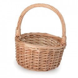 Small Round Wicker Basket