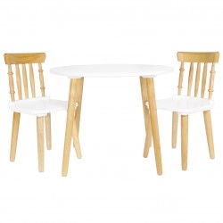 Table et Chaises en bois