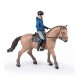 WALKING HORSE WITH MALE RIDER
