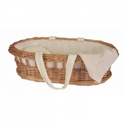 WICKER CARRY COT