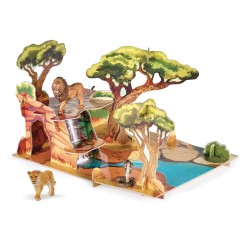THE SAVANNAH WITH FIGURINES