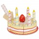 Gâteau d'Anniversaire à la Vanille