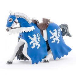 Cheval du chevalier bleu à la lance