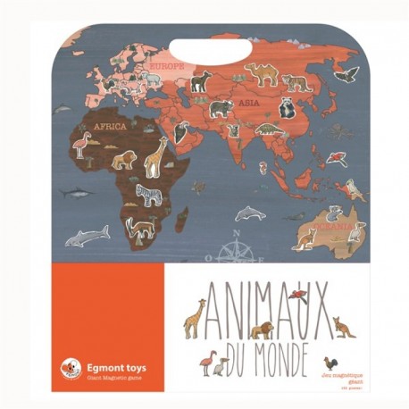Jeu Magnetique Geant Le Monde Des Animaux