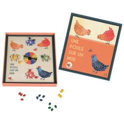 Une Poule Sur Un Mur