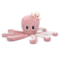 Octopus Mommy and baby pink