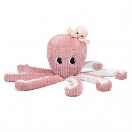 Octopus Mommy and baby pink