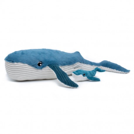 Ptipotos Baleine Géante et son Bébé Bleu