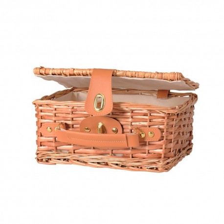 Wicker Case With Cotton Fabric