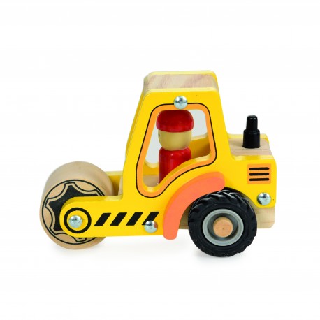 Camion avec rouleau compresseur