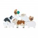 Animaux de la Ferme et pochette en tissu