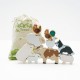 Animaux de la Ferme et pochette en tissu