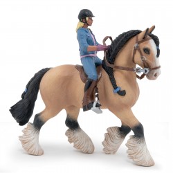 CHEVAL TINKER ET SA JEUNE CAVALIÈRE