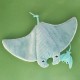 Mentalou the Manta Ray Mommy and baby Mint