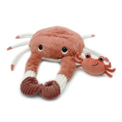 Cassecou le Crabe Maman & Bébé Terracotta