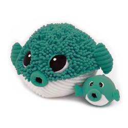 Gobetou le Poisson Globe Maman & Bébé Vert