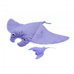 Mentalou la Raie Manta Maman & Bébé Violet