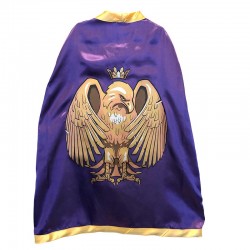 Knight Cape, golden eagle, purple