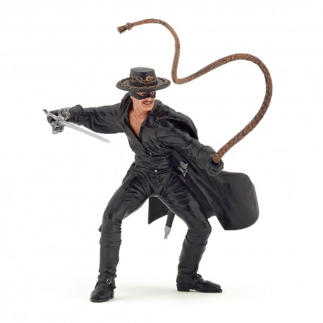 Zorro with whip