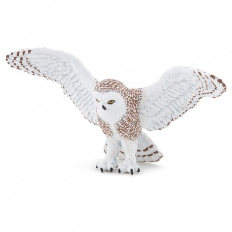 Flying Snowy Owl