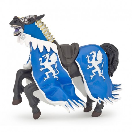 CHEVAL AU DRAGON BLEU