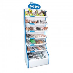 Small Papo Wooden Display