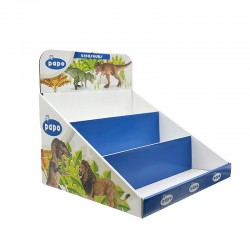 Présentoir en carton à 3 niveaux