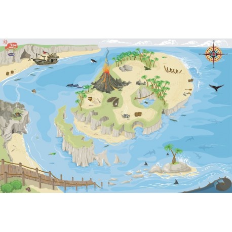 Tapis Pirates 80 x 120 cm