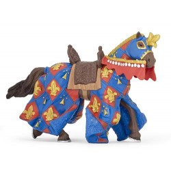 CHEVAL BLEU FLEUR DE LYS