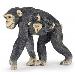 CHIMPANZÉ ET SON BÉBÉ