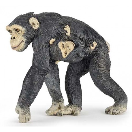 CHIMPANZÉ ET SON BÉBÉ