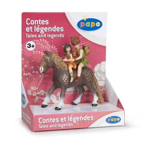 ELVES CHILDREN AND PONY