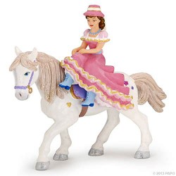 HORSEWOMEN WITH HAT