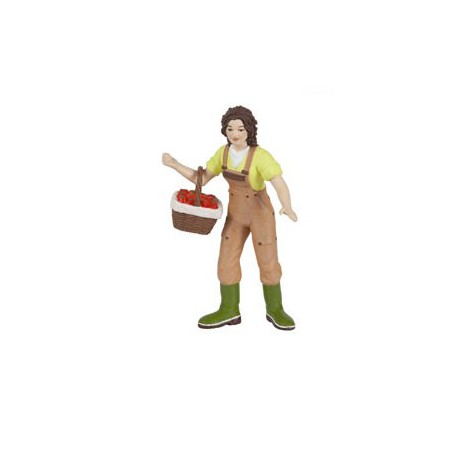 WOMAN FARMER WITH BASKET