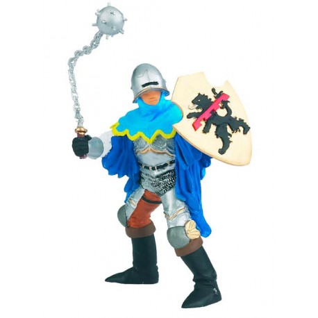 Blue officer with mace