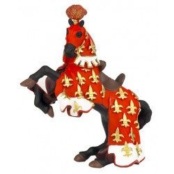 CHEVAL DU PRINCE PHILIPPE ROUGE