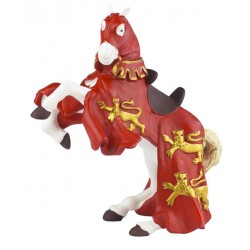 CHEVAL DU ROI RICHARD ROUGE
