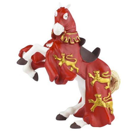CHEVAL DU ROI RICHARD ROUGE