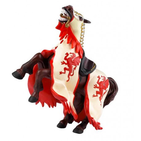 Red dragon king horse