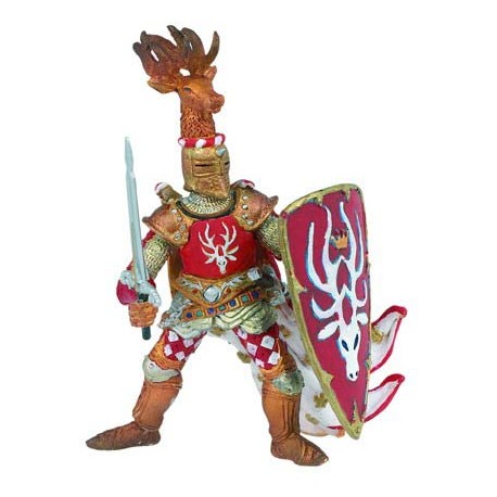 MAÎTRE DES ARMES CIMIER CERF ROUGE